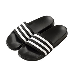 Men’s Striped Home Slippers – Comfortable Indoor Shoes