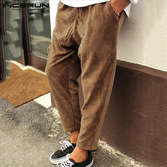 Men’s Corduroy Streetwear Pants – Warm, Stylish & Comfortable Winter Trousers