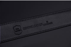 Automatic Business Buckle Two-layer Cowhide Belt Men