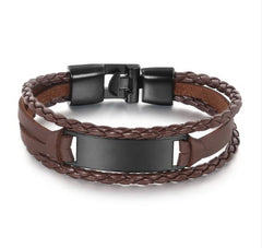 Men’s Multilayer Leather Bracelet