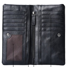 New Trendy Men's Long Wallet Zipper Wallet