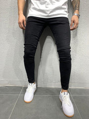 New Men's Jeans Youth Casual Slim Fit