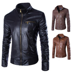 Men's Motorcycle Leather Jacket