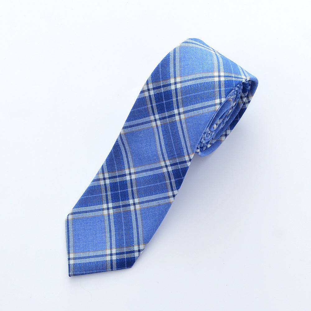 Business Uniform Plaid Tie