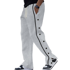 Men’s Casual Sports Pants – Loose Straight-Fit Trousers for Comfortable Everyday Active Wear
