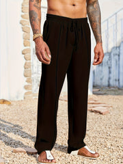 Men’s Corduroy Casual Pants – Trendy Straight-Fit, Anti-Wrinkle Long Trousers for Stylish Everyday Wear