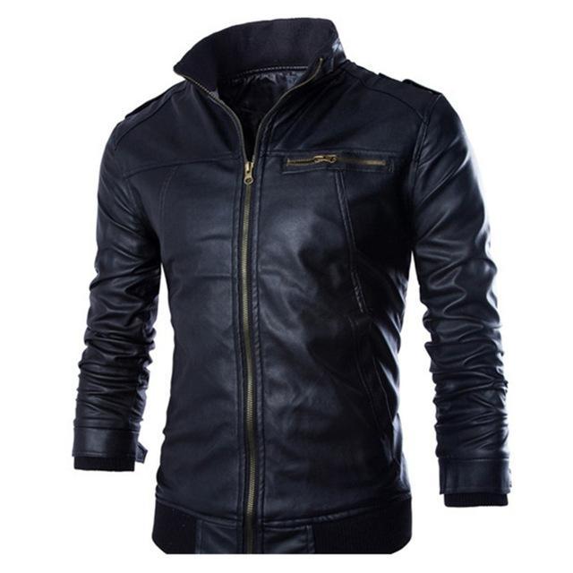 Men's Motorcycle Leather Jacket