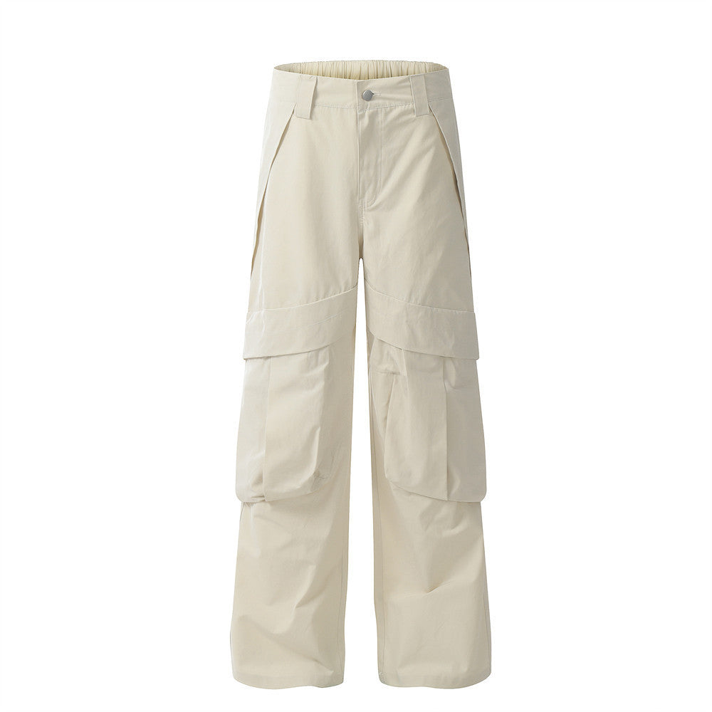 Men’s American Casual Fashion Cargo Pants – Youth Street Style Cotton Trousers