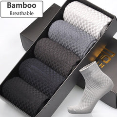 Men's New Business Bamboo Fiber Socks