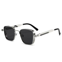 Men's Box Metal Retro UV Sunglasses