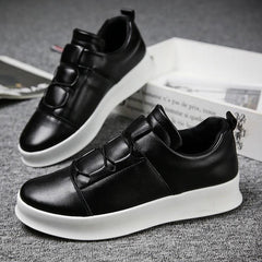 Men’s Spring Leather Loafers – Slip-On Casual Shoes