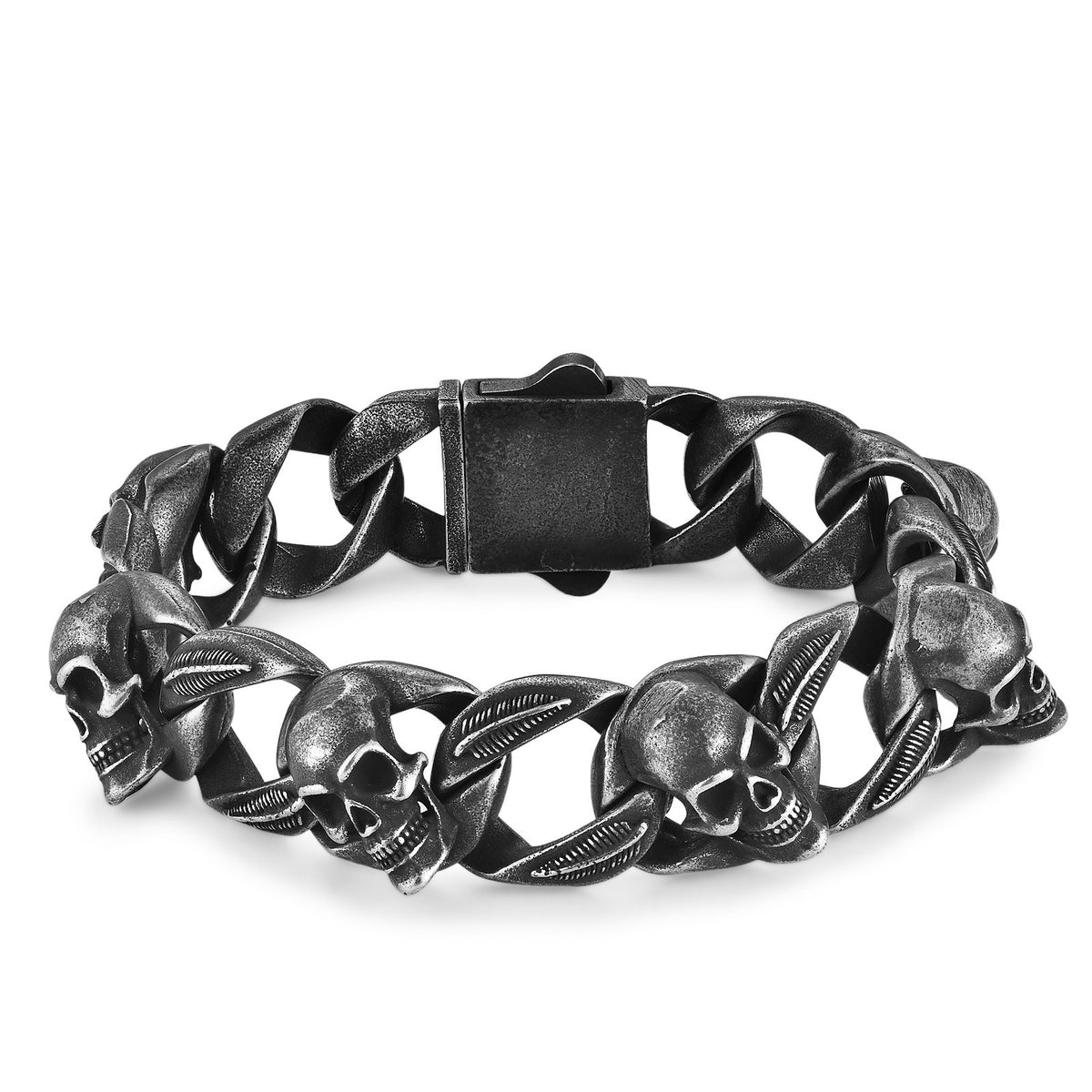 Men’s Punk Personality Bracelet – Bold Domineering Style Fashion Jewelry