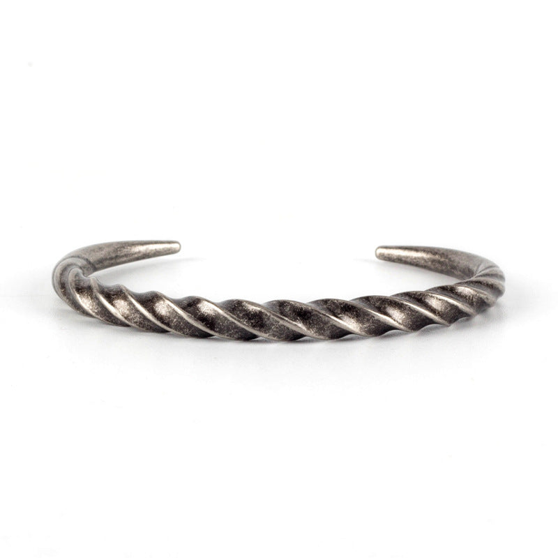 Men’s Simple Horn Bracelet – Natural Style Minimalist Fashion Jewelry