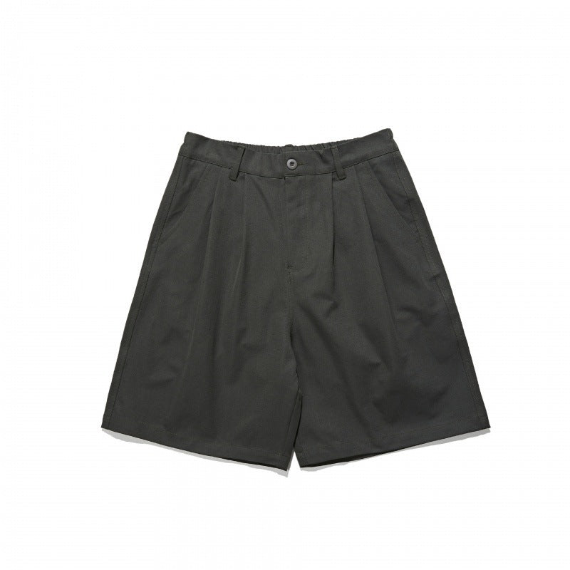 Loose Straight Drooping Suit Shorts Fashion