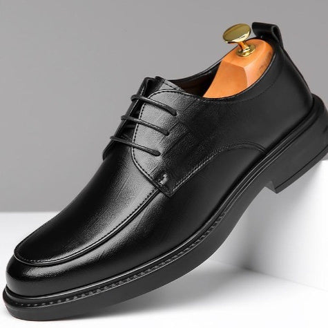 Men's Business Leather Dress Shoes – Non-Slip & Breathable