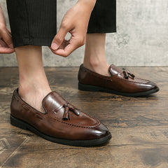 Men's Business Tassel Slip-On Shoes