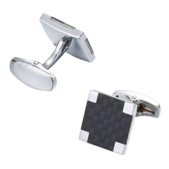 Premium French Constellation Black Cross Cufflinks