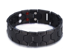 Men’s 4-in-1 Magnetic Titanium Bio Energy Bracelet – Twisted Health & Arthritis Relief Bracelet