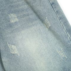 Retro Ripped Distressed Denim Shorts For Men
