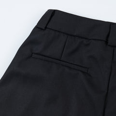 Pleated Casual Cropped Pants For Men