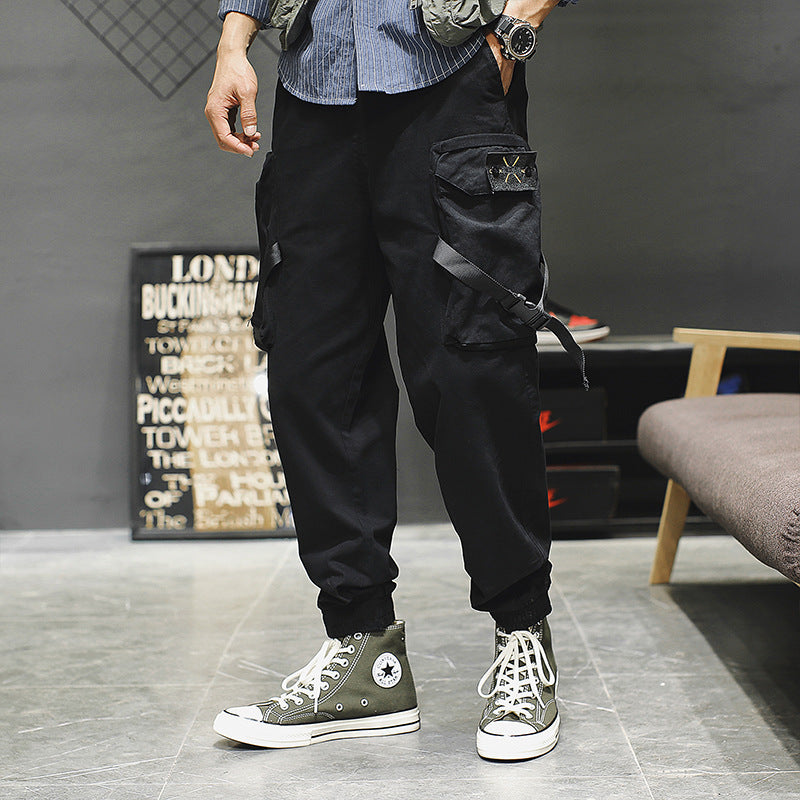 Men’s Streetwear Cotton Cargo Jogger Pants