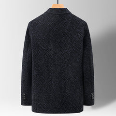 Chenille Casual Simple Suit Coat For Men