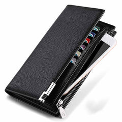 Multi-Pocket Multi Card Holder Leather Wallet Purse For Men