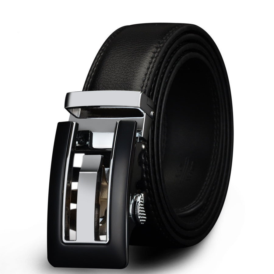 Men's Business Leather Buckle Belt