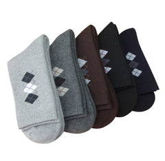 Men's Winter Thicken Warm Terry Socks Business Casual Thermal Cotton Socks