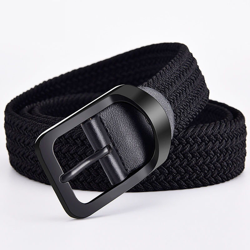 Casual Woven Canvas Belt For Men