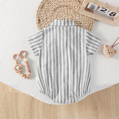 Baby Thin Short Sleeve Rompers Casual
