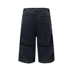 Pleated Casual Cropped Pants For Men