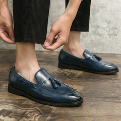 Men's Business Tassel Slip-On Shoes