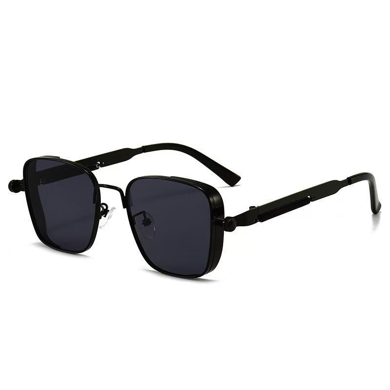 Men's Box Metal Retro UV Sunglasses