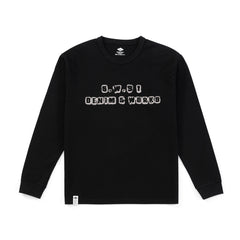 Men's Long Sleeve T-shirt With Three Needles Print