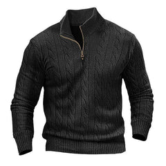 Men's Long-sleeved Zipper Sweater
