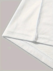 Simple Casual Men's Letter Short Sleeve T-shirt