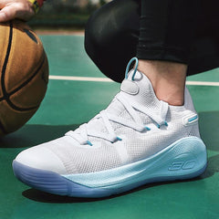 Men’s Low-Top Basketball Shoes – Lightweight, Shock-Absorbing Soft Sole