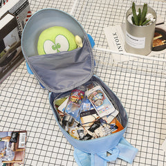 children's cartoon kindergarten schoolbag small aircraft hard shell backpack waterproof eggshell double shoulder bag