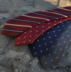 Business Casual Men's Striped Suit Formal Tie