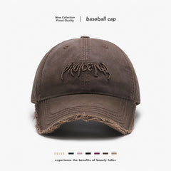 3D Letter Embroidery Soft Top Men’s Baseball Cap – Stylish & Comfortable