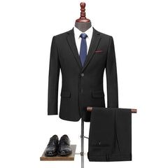 Men's Casual Business Suit Two-piece Suit For Men