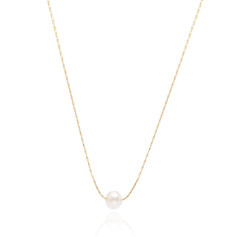 Women's Stylish Simple And Versatile Titanium Steel Pendant Necklace