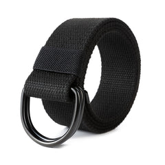 Double Ring Buckle Belt For Men