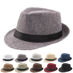 Men’s Fashion Personality Linen Top Hat
