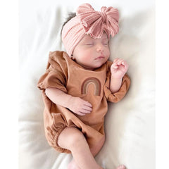 Handmade Baby Headbands Soft Stretchy Nylon Hair Bands With Bows For Newborn Infant Baby Toddler Girls