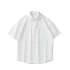 American-style Heavy Quality Shirt Men's Short Sleeve