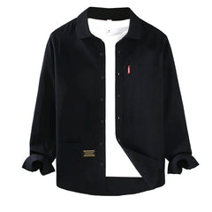 Casual Cotton Shirt Men's Long Sleeve