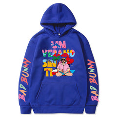 Bad Bunny Sweatshirt Hoodie Casual For Men