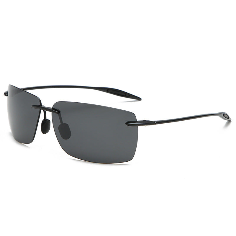Light Rimless Sunglasses For Men